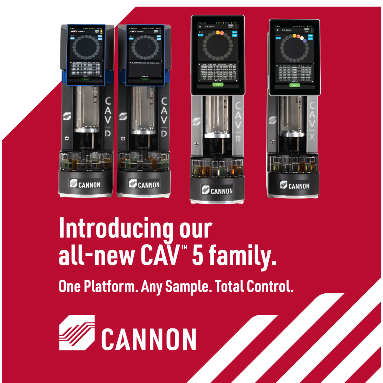 Cannon Launches CAV 5 – Next-Generation Automated Viscometry Platform